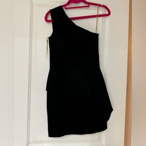 Vintage Guess by Marciano Black Peplum Mini Dress